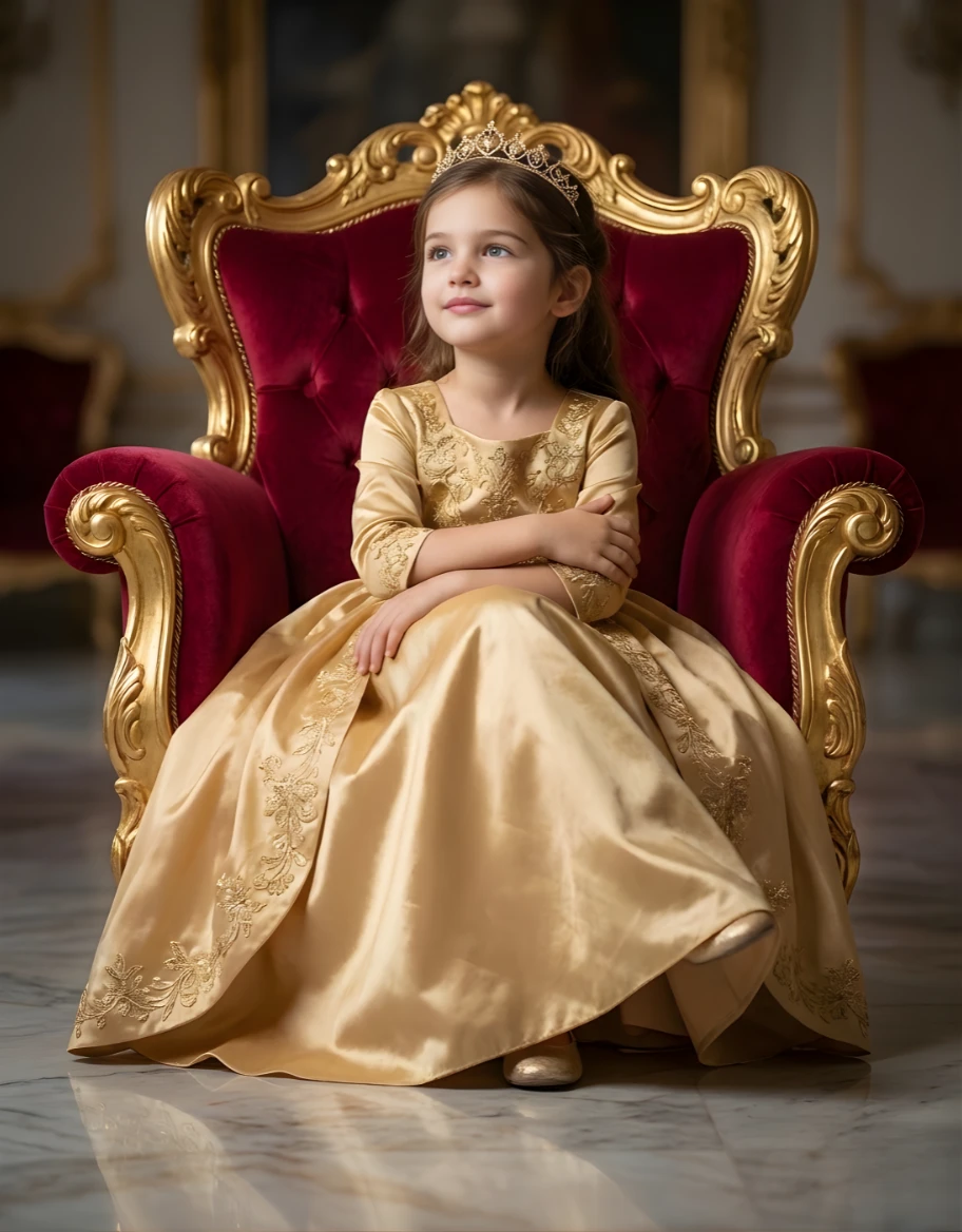 Portrait of a Young Girl as a Princess